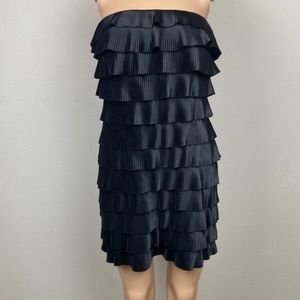 EXPRESS Black Ruffle Tiered Dress Size 8